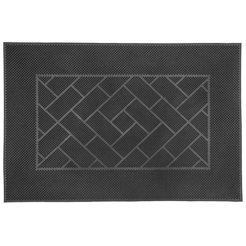 Capacho De Borracha Tapete De Porta Entrada 60X40Cm Uzoo
