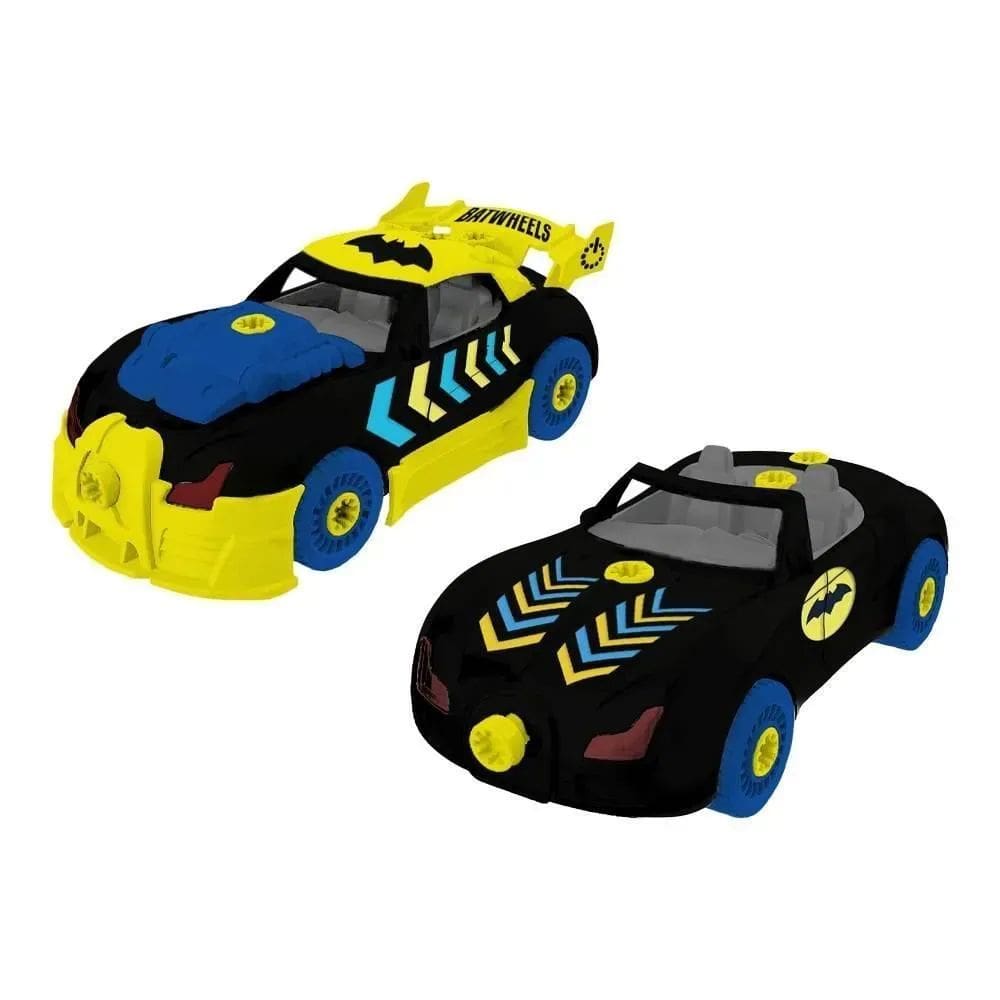 Carrinho de brinquedo Batwheels 2 em 1 Turbo Tools Bugatti DC Multikids - BR2158 MULTIKIDS