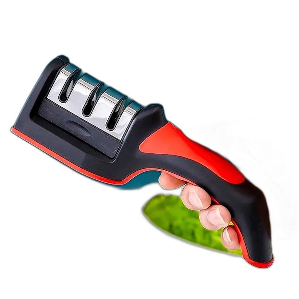 Afiador Inox Amolador De Facas 3 In 1