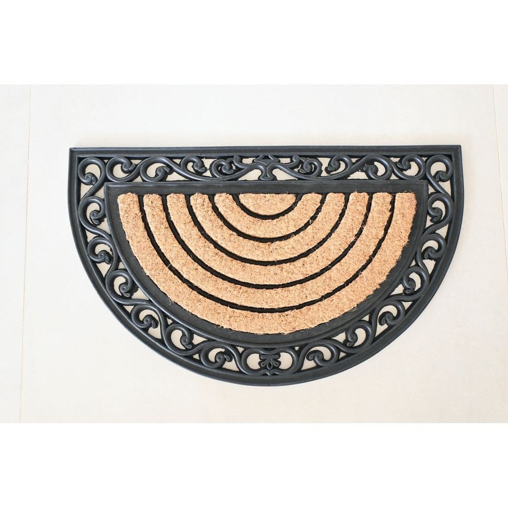 Capacho Arco Irís Fibra De Coco Antiderrapante 45x75cm - Kacyumara