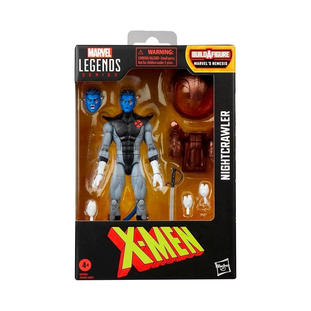 Boneco Marvel Legends Series Nightcrawler Noturno Comics