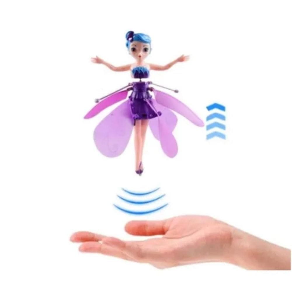 Boneca Fada Mágica Voadora Aerocraft Cor Rosa