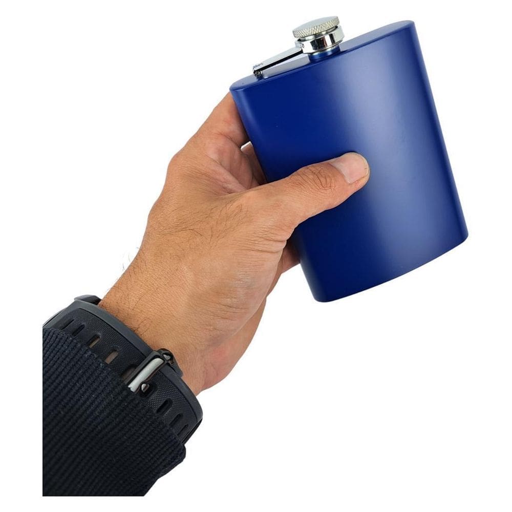 Cantil De Inox Na Cor Azul 240Ml