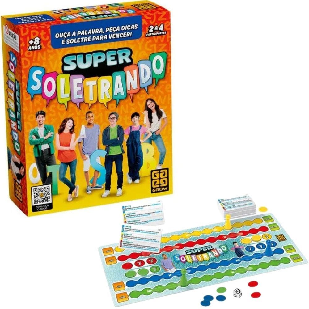 Jogo Educativo Super Soletrando - 4755 Grow