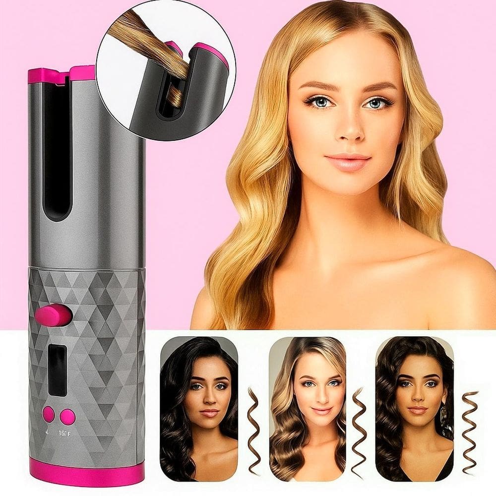 Modelador De Cachos Bivolt Ideal Para Cabelo Liso