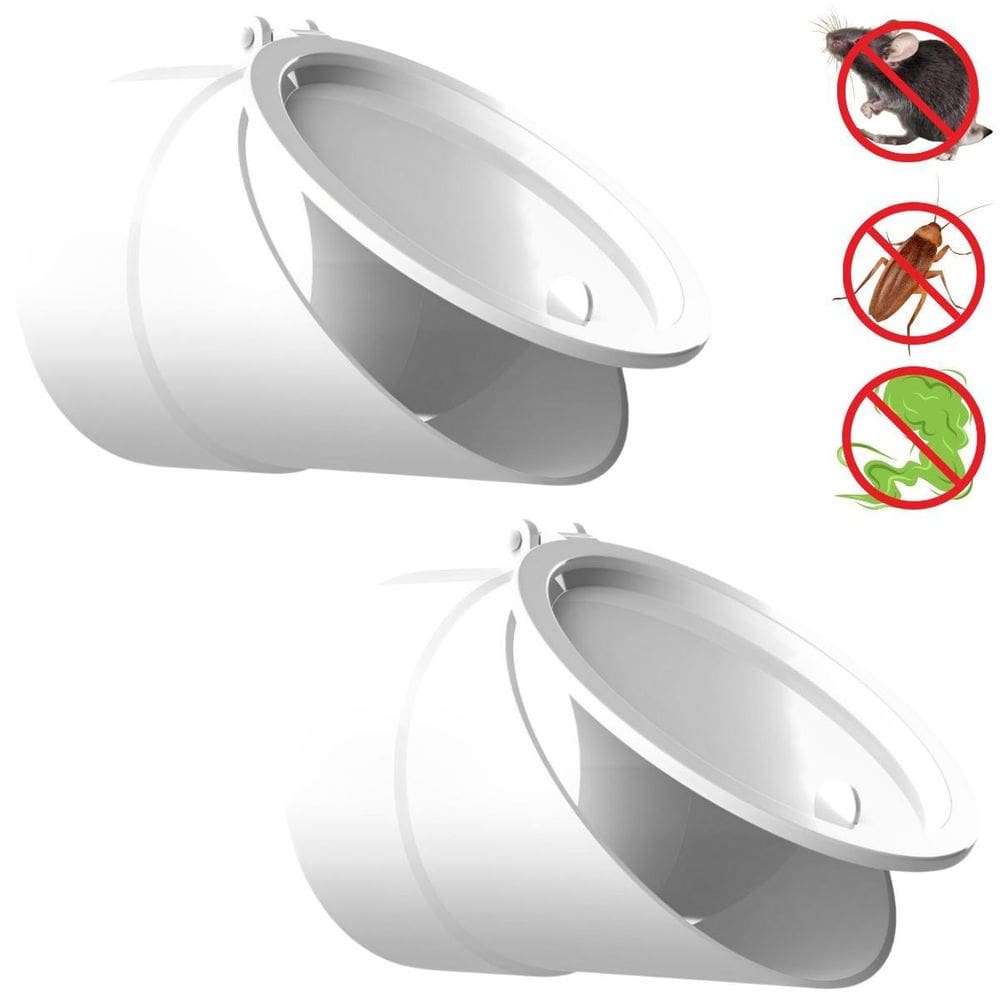 Válvula De Retenção Esgoto Para Canos 75Mm Kit 02 Un