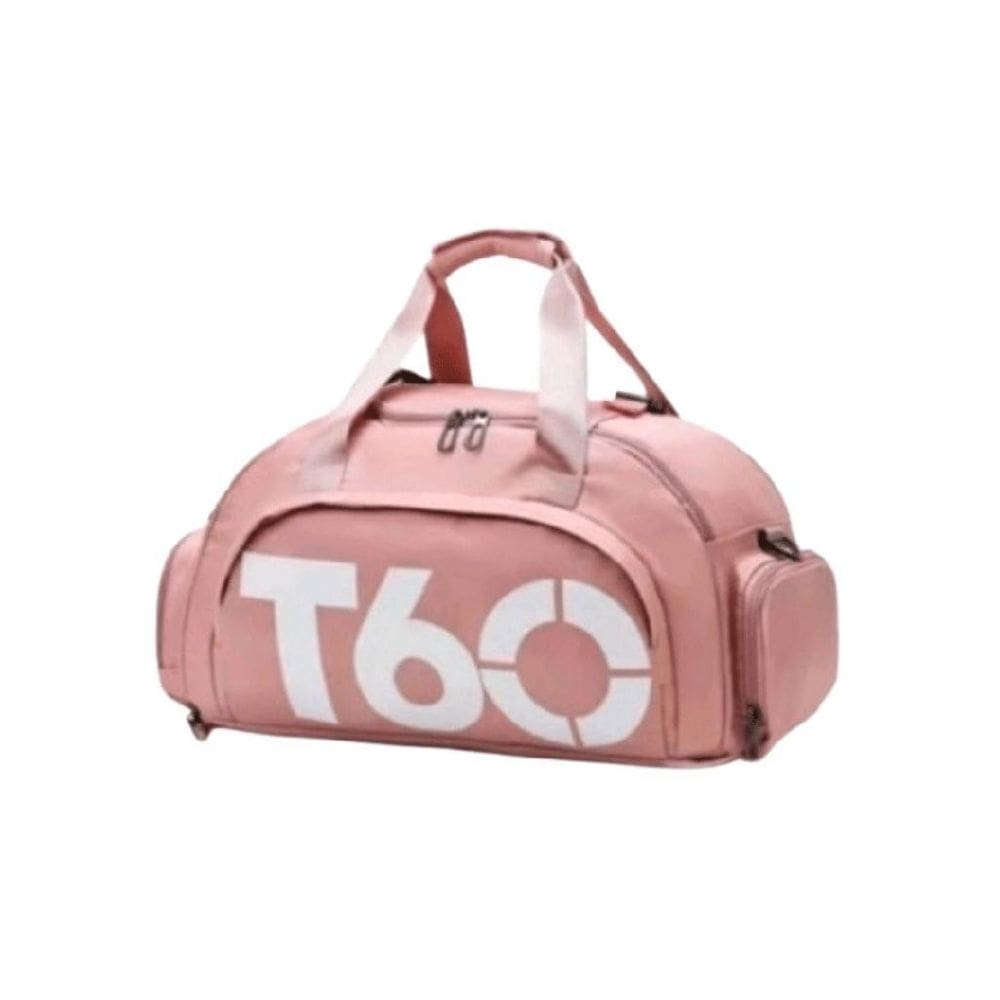 Bolsa Mochila Academia Viagem Impermeável T60 Rosa Claro