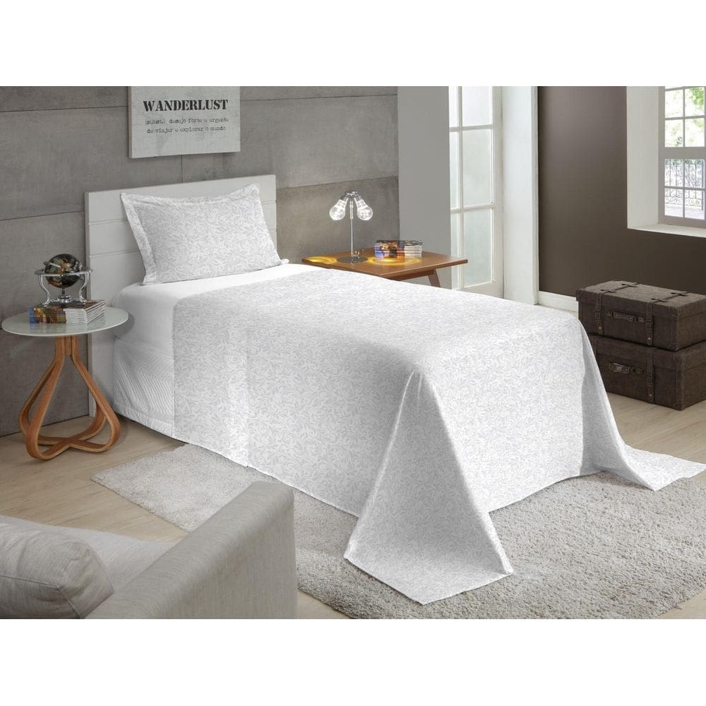 Jogo De Cama Solteiro 300 Fios Nova America - Brenda  7356
