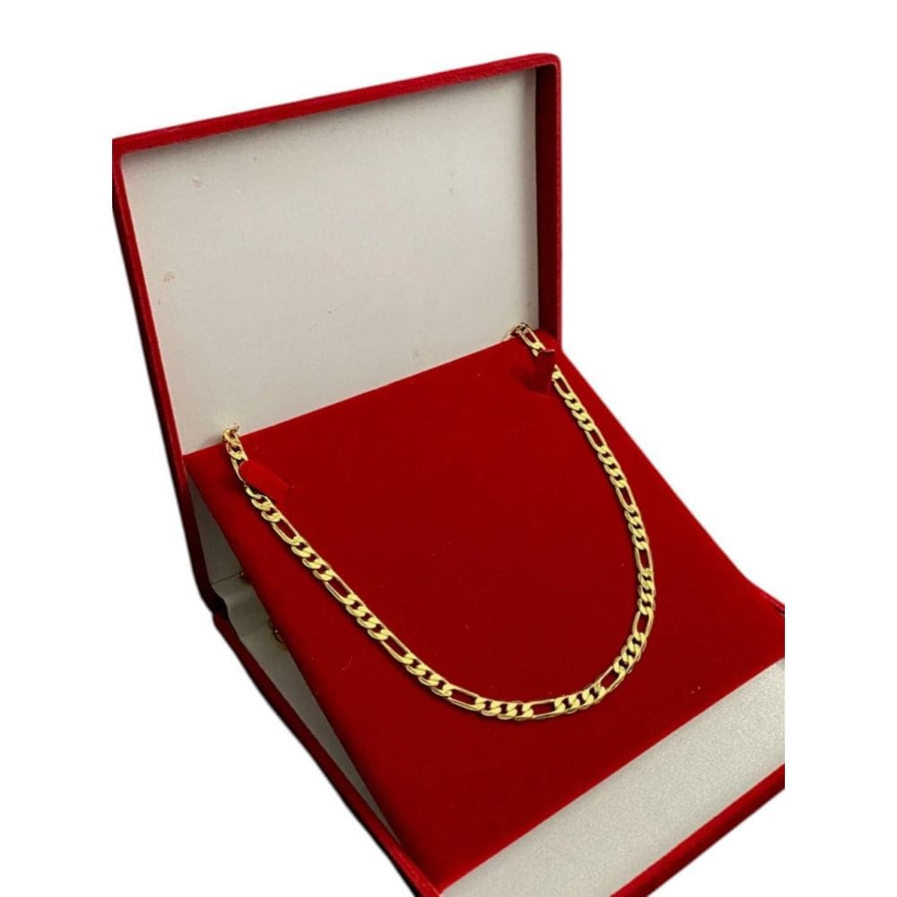 Cordão 3X1 6Mm - Banhado A Ouro 18K