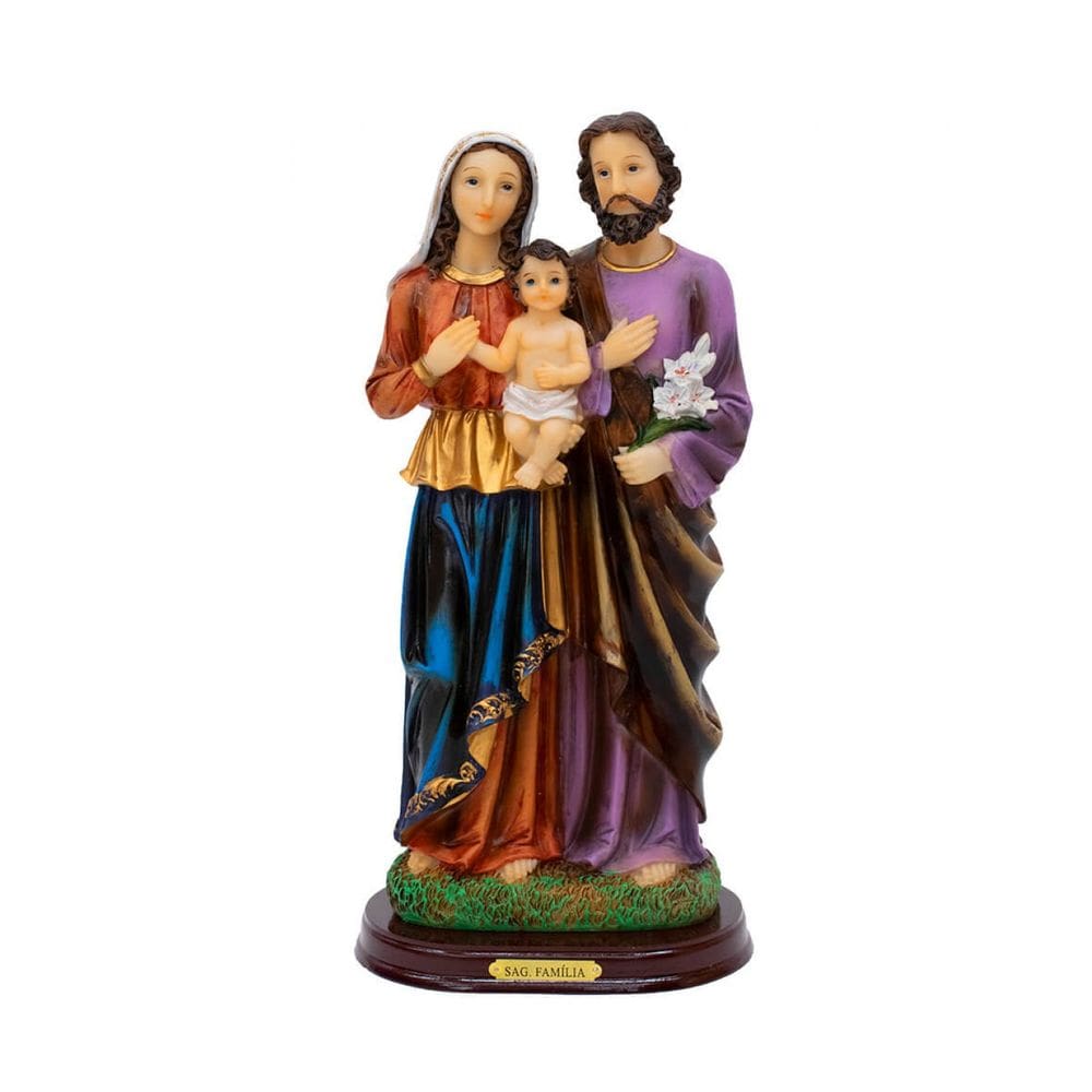 Sagrada Família 31.5cm - Enfeite Resina