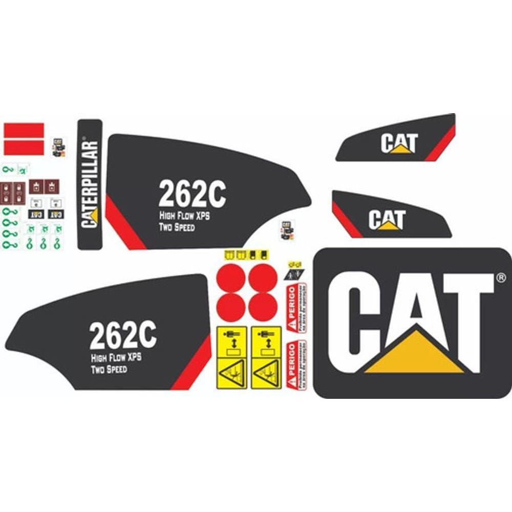 Adesivos Compatível Com Mini Carregadeira 262C High Flow Xps