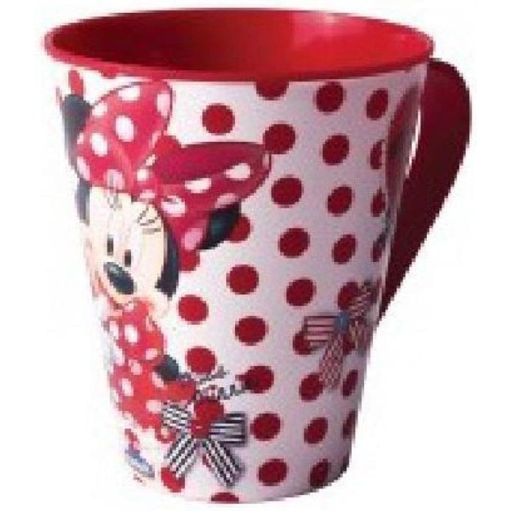 Caneca da Minnie 360 Ml Com Alça Plástico - 126526
