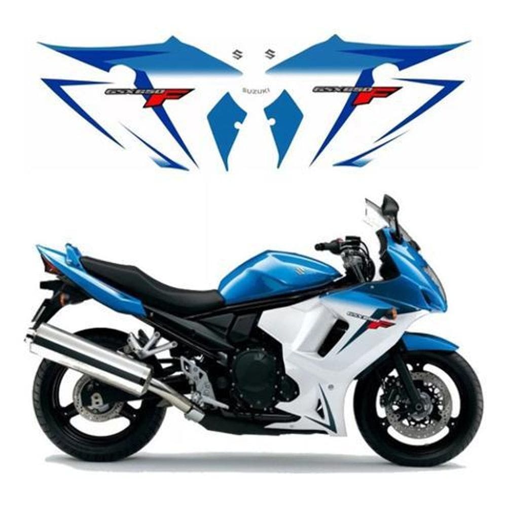 Kit Adesivo Compatível Suzuki Gsx 650F Azul