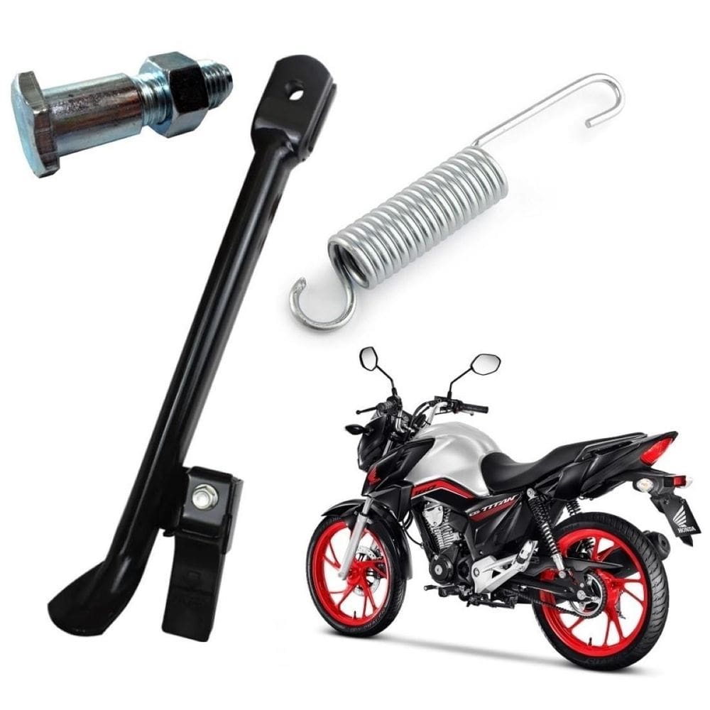 Cavalete Lateral Com Parafuso Mola Cg Titan Fan Cargo 160