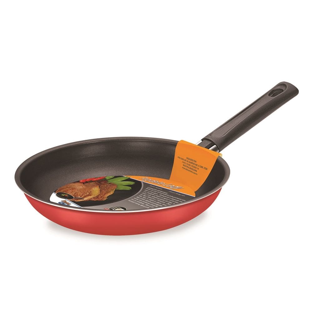 Frigideira francesa antiaderente 24 cm  vermelha