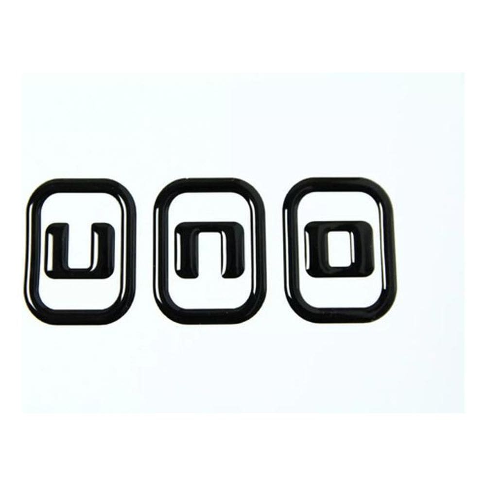 Emblema Adesivo Resinado Fiat Uno Rs17 Fgc