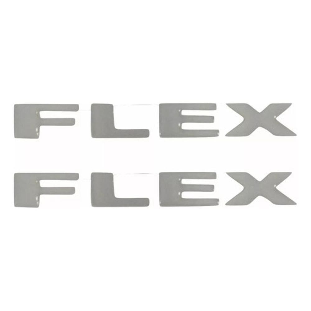 Par Adesivos Flex Capo Tr4 Resinado Cinza Claro Flexrs
