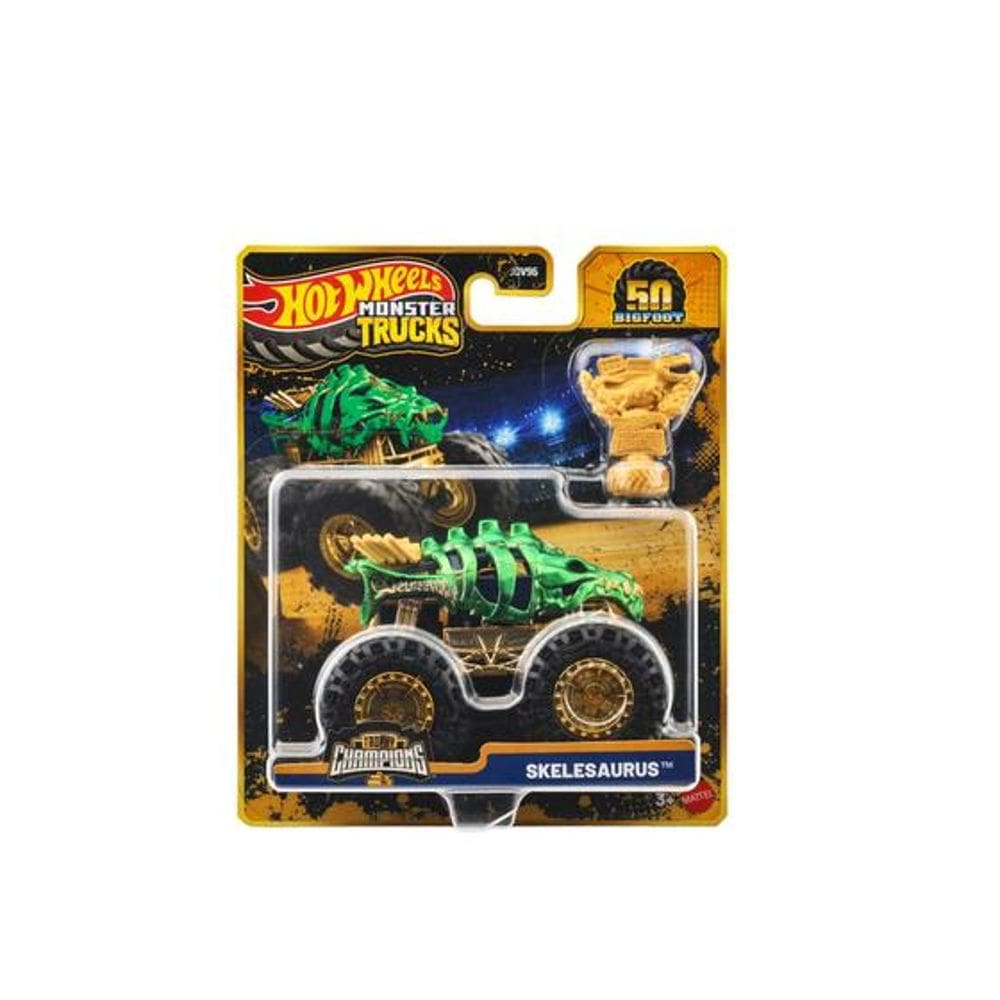 Hot Wheels Monster Trucks Skelesaurus - JDV96 MATTEL