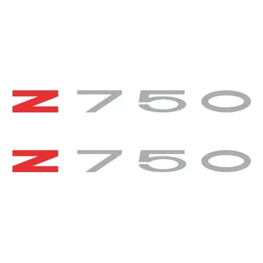 Adesivo Emblema Kawasaki Z750 Vermelho Z750A2 Cor Kw-Z750A2
