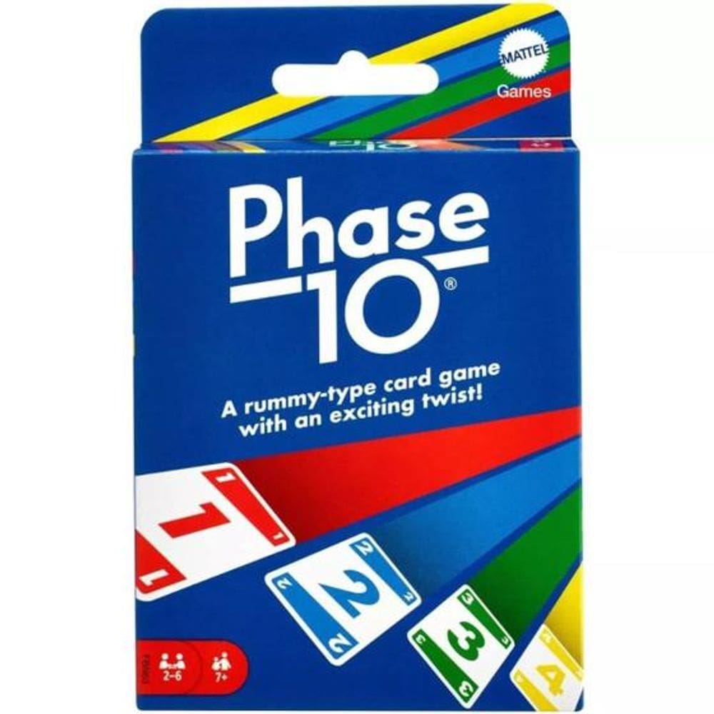 Jogo Uno Fase 10 Novo 2024 Mattel - W5800