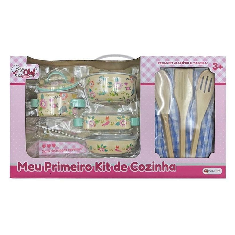 Conjunto Meu Primeiro Kit De Cozinha Infantil - Shiny Toys