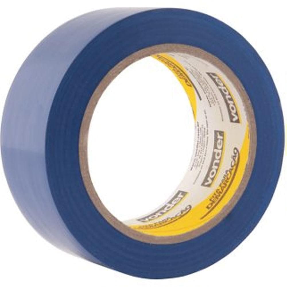 Fita Adesiva Demarcação 48Mm X 30M Azul Vonder 1065504311