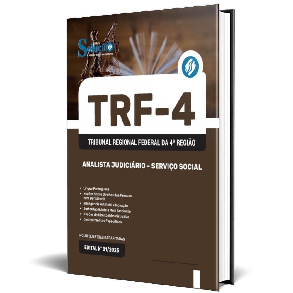 Apostila Trf 4 2025 - Analista Judiciário - Serviço Social