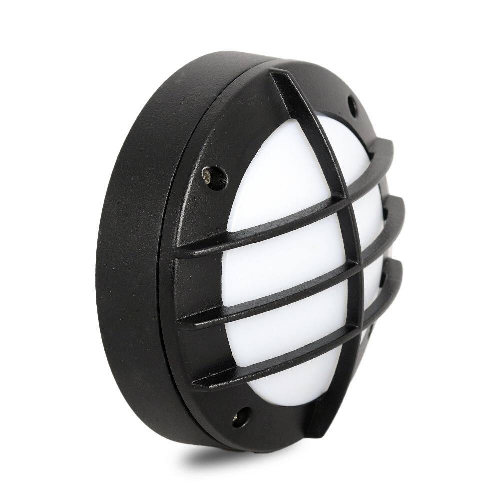Arandela Balizador Led Taschibra Ttl05 Redonda Bivolt Preto