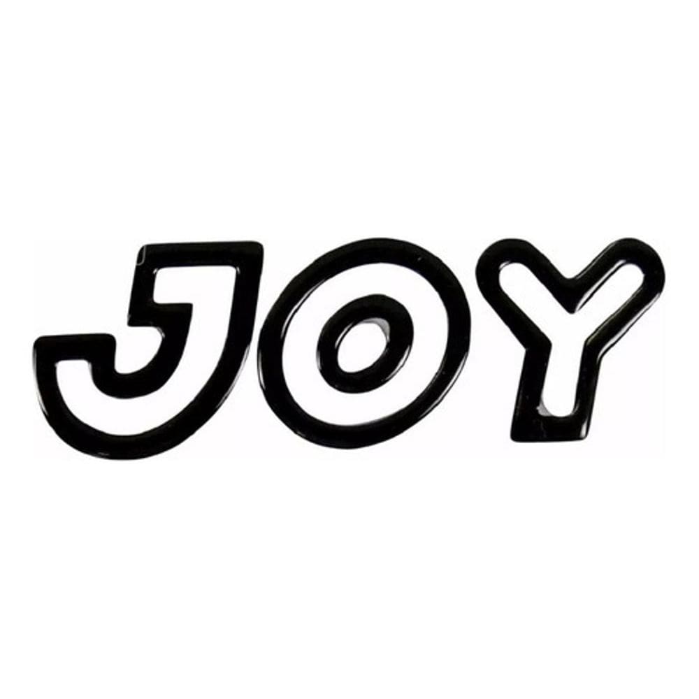 Adesivo Emblema Compatível Chevrolet Corsa Joy Preto 3D R001