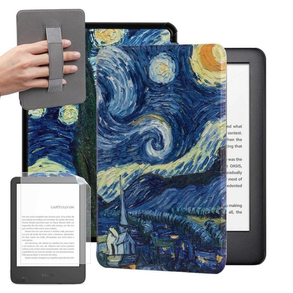 Case Alça Com Estampa Kindle 11 Básico C2V2L3 + Película