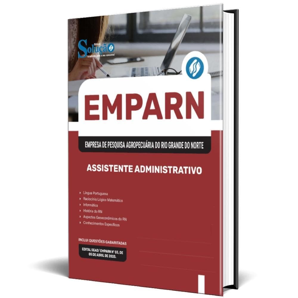 Apostila Emparn 2025 - Assistente Administrativo