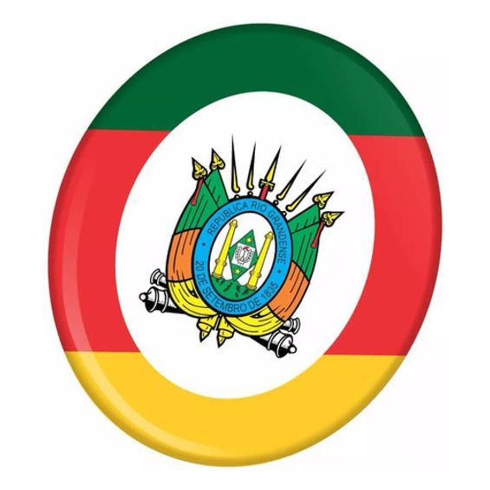 Adesivo Brasão Rio Grande Do Sul Carro Moto Resinado Bd10