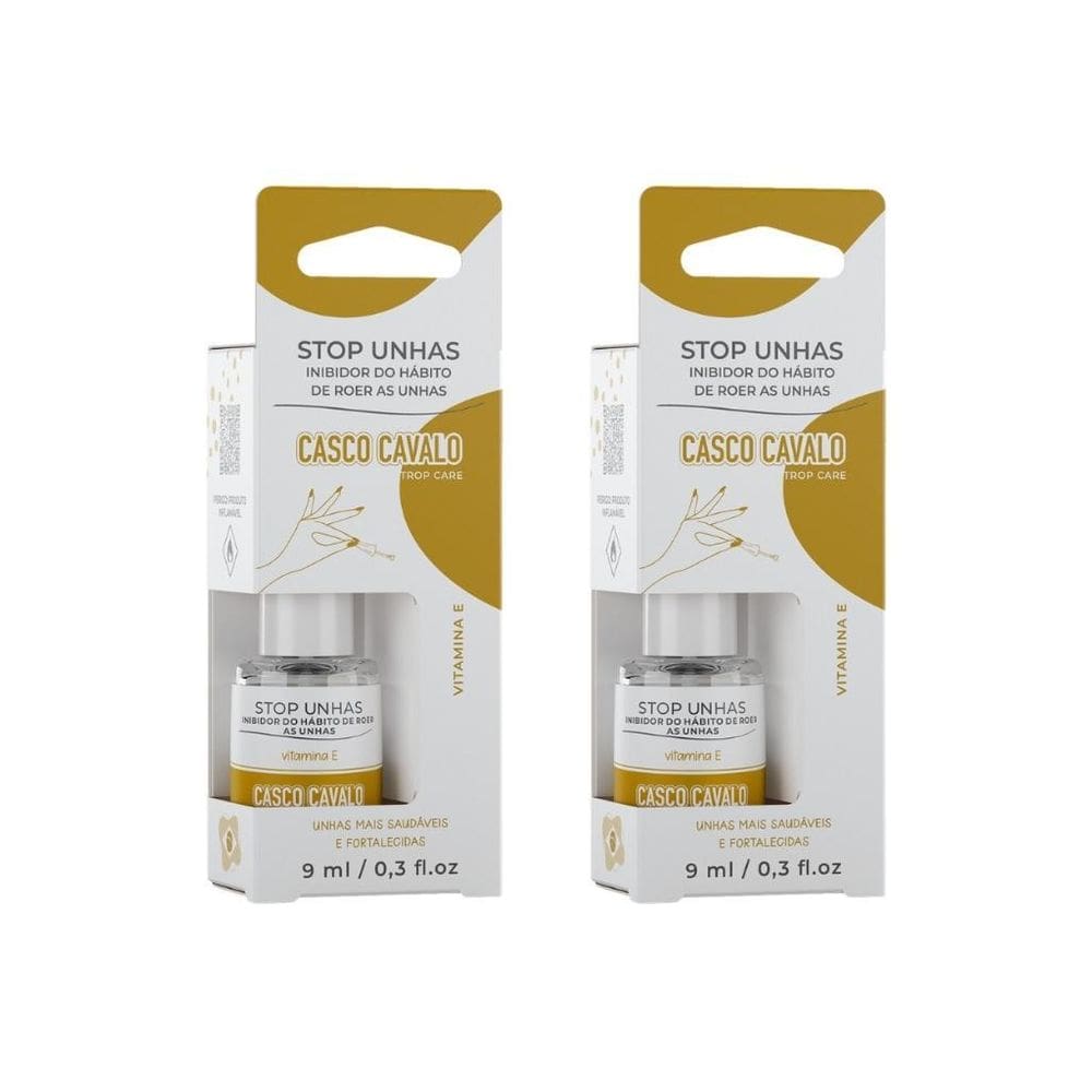 Casco De Cavalo Trop Care Stop Unhas 9Ml - Kit Com 2Un