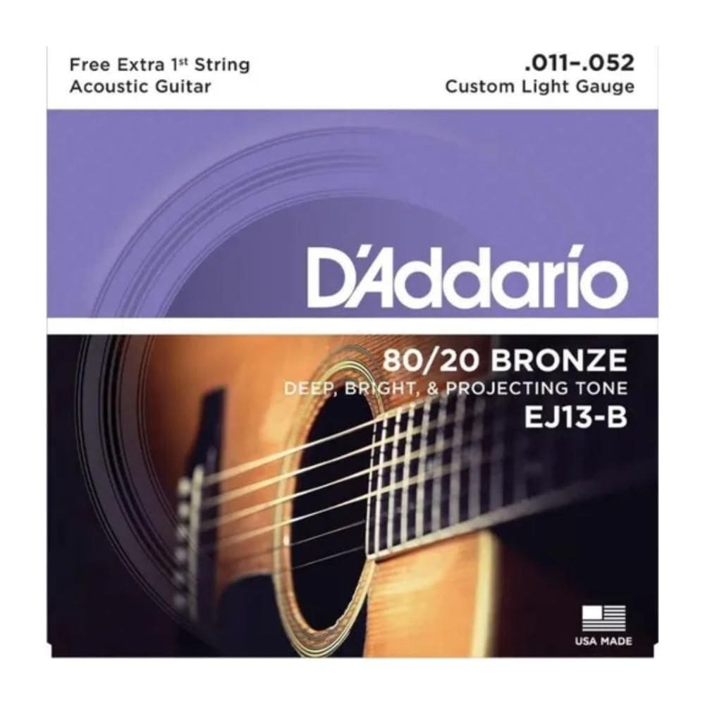 Encordoamento Violao Daddario EJ13 Aco