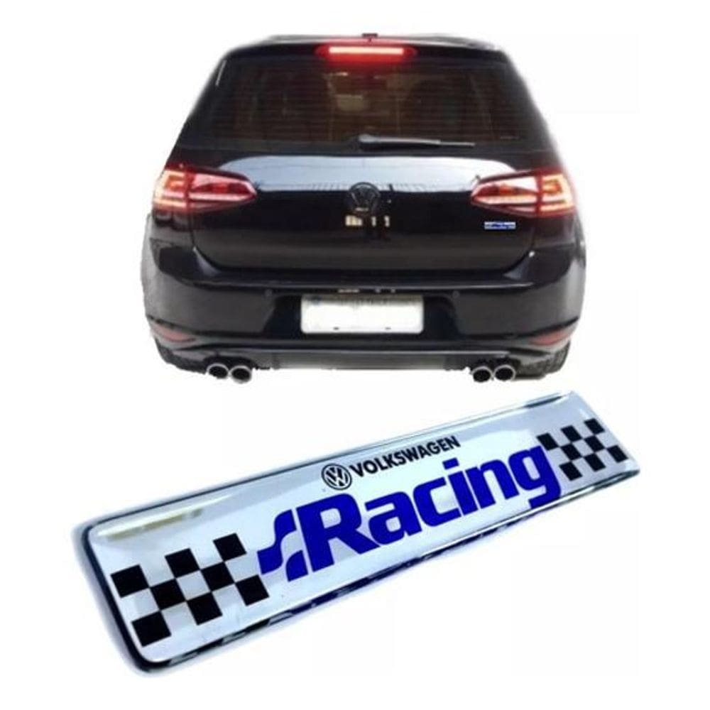Adesivo Volkswagen Racing Resinado Res15