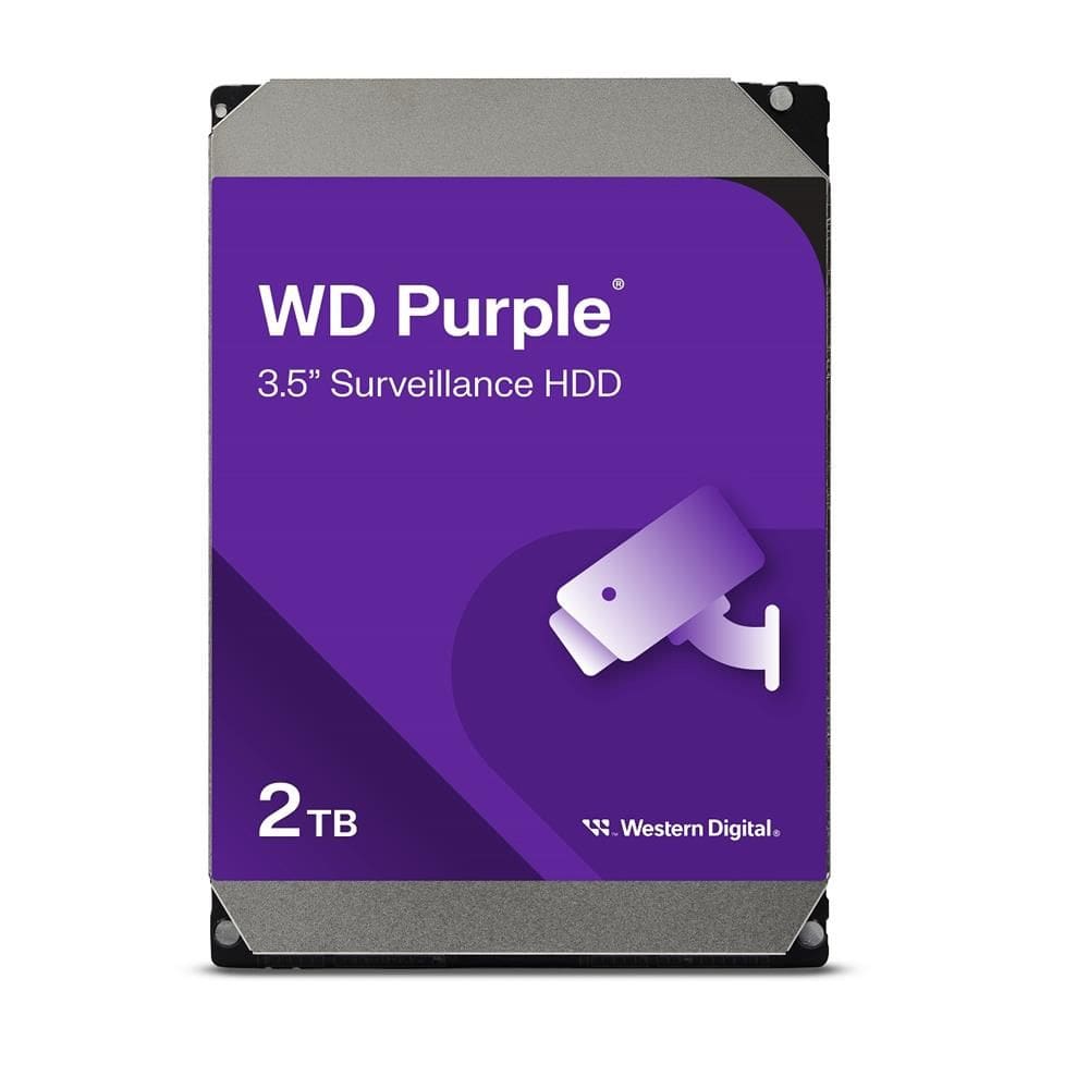 HD Western Digital WD22PURZ Purple,  2TB, CFTV, 3.5”