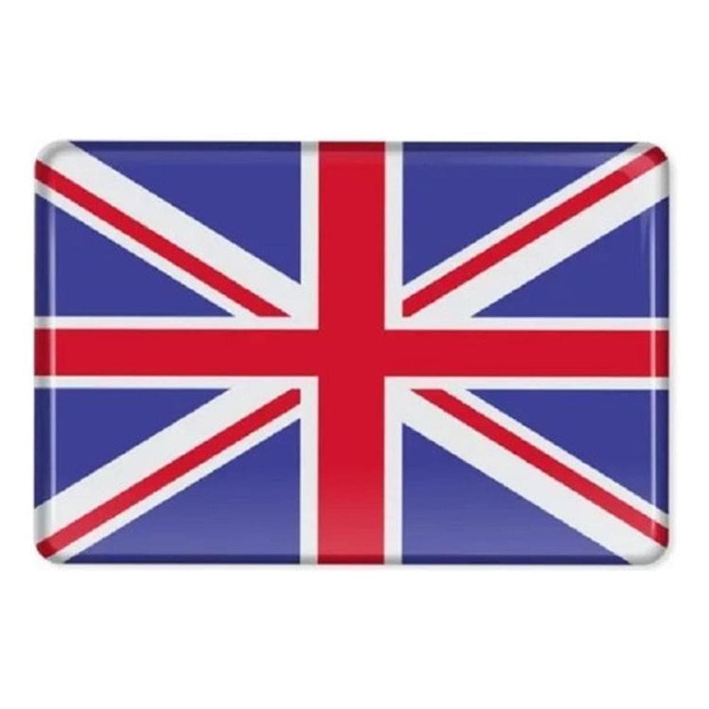 Emblema Adesivo Resinado Bandeira Inglaterra Band2