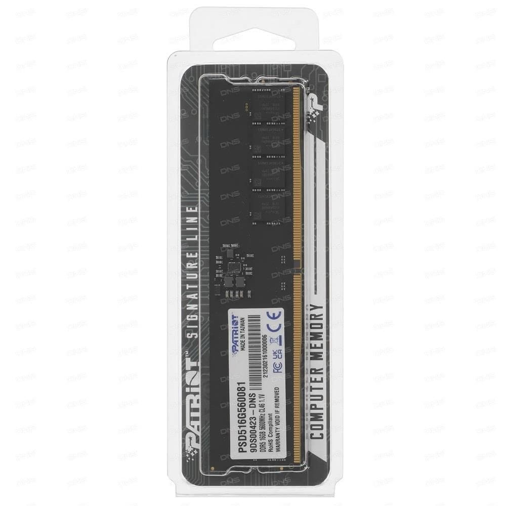 Memória DDR5 Patriot Signature, 16GB, 5600MHz