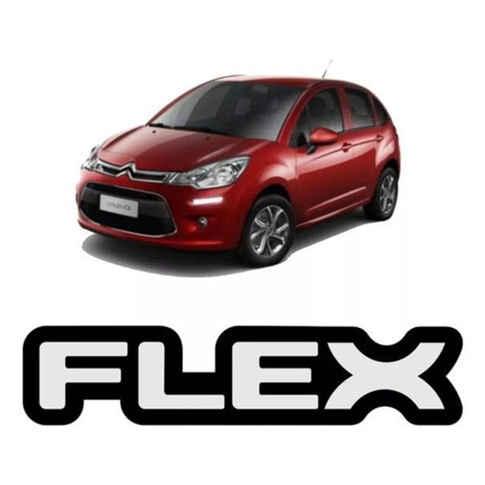 Emblema Adesivo Resinado Flex Citroen Res4