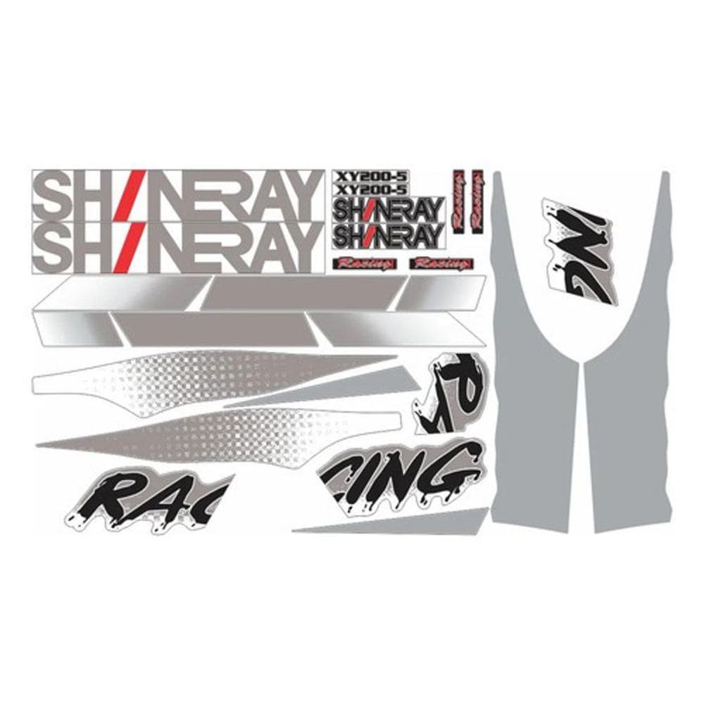 Kit Adesivos Shineray Xy 200 Moto Azul Ny2001