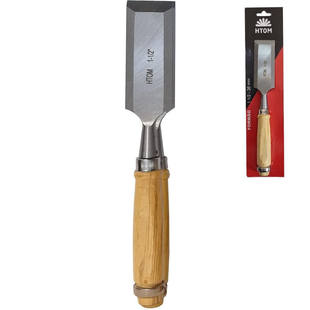 Formão Para Entalhe 1-1/2 Pol. 38Mm Aço Forjado