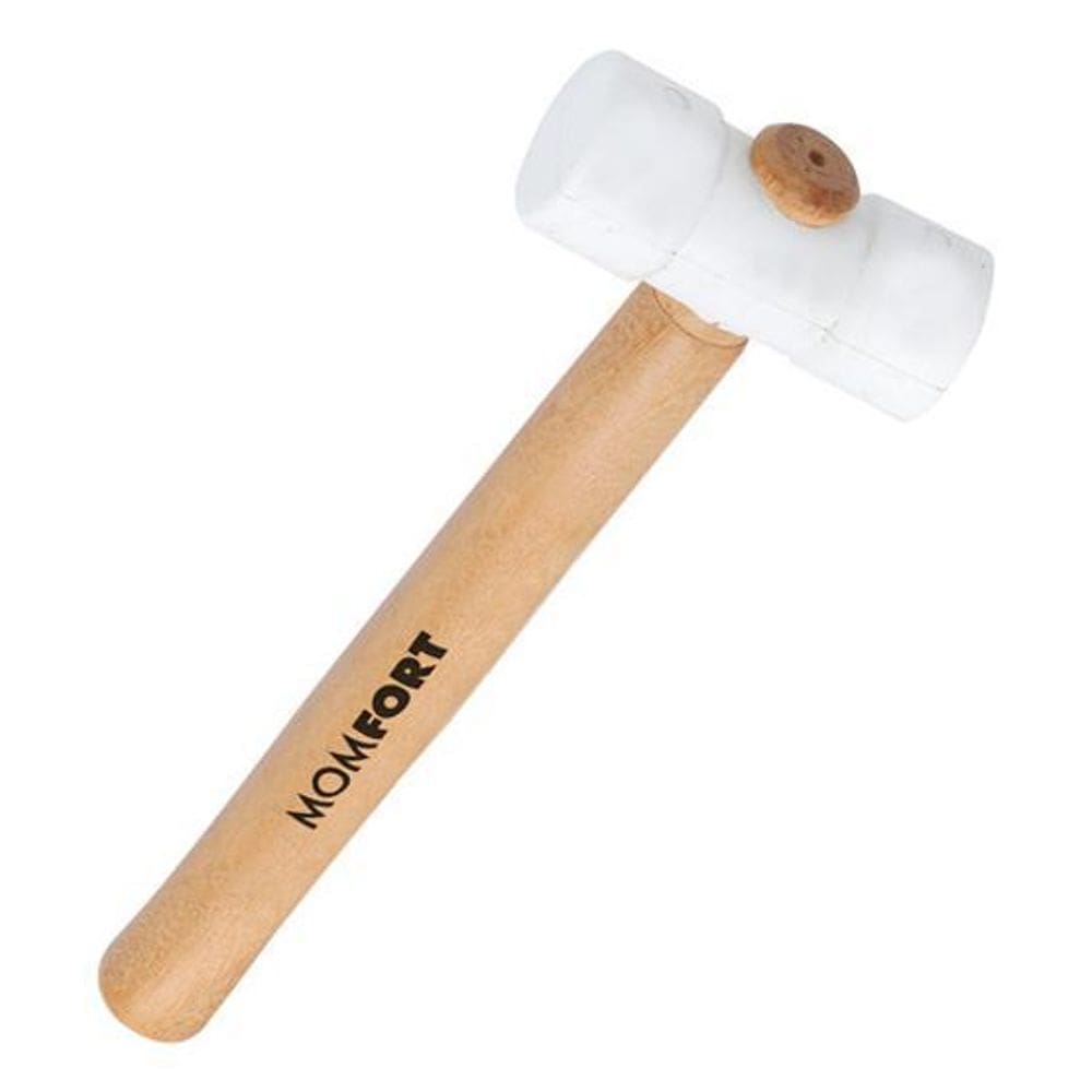 Martelo De Borracha Cabo De Madeira 40Mm Momfort