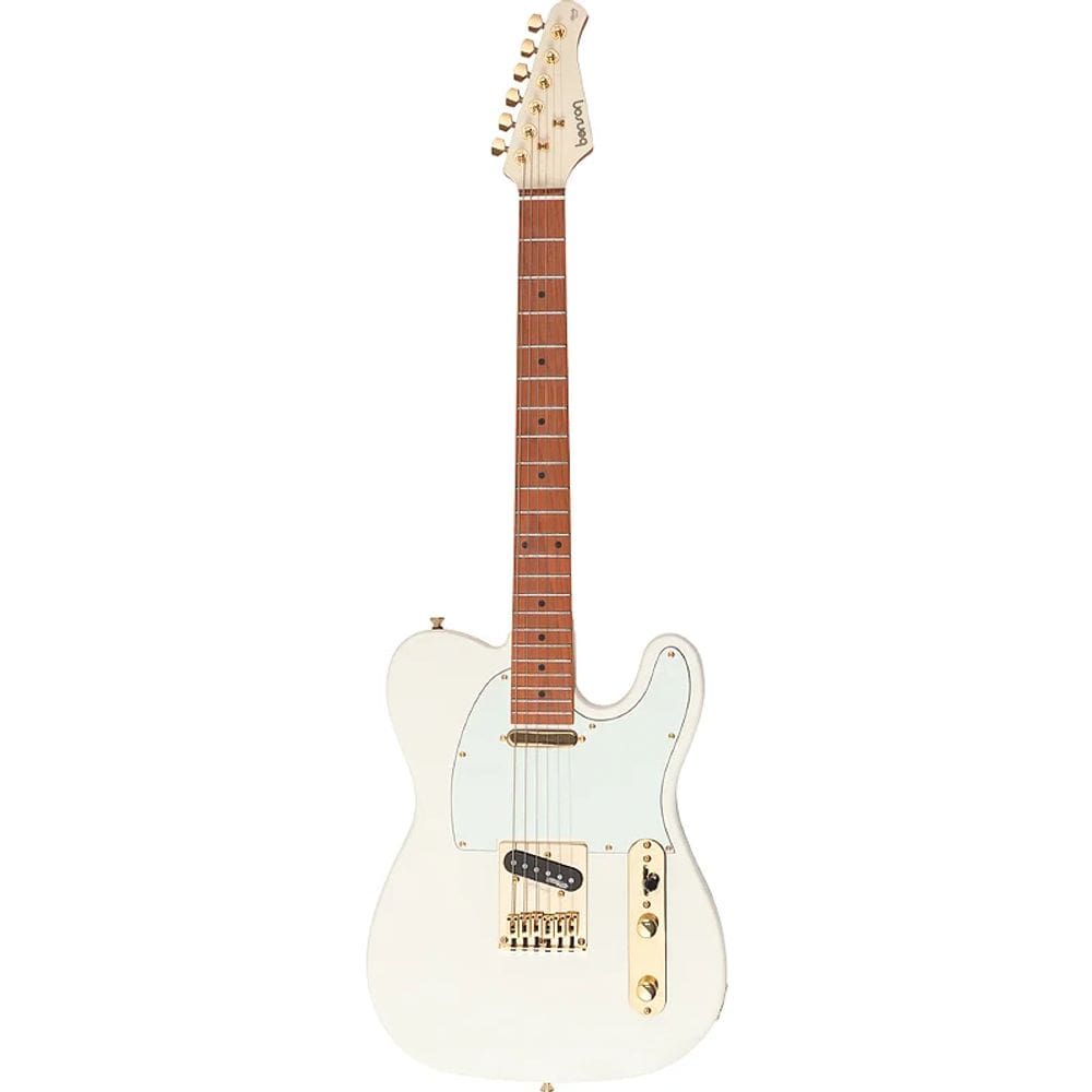 Guitarra Benson - Hardy T 904 - Telecaster - Olympic White / Gold Com Capa