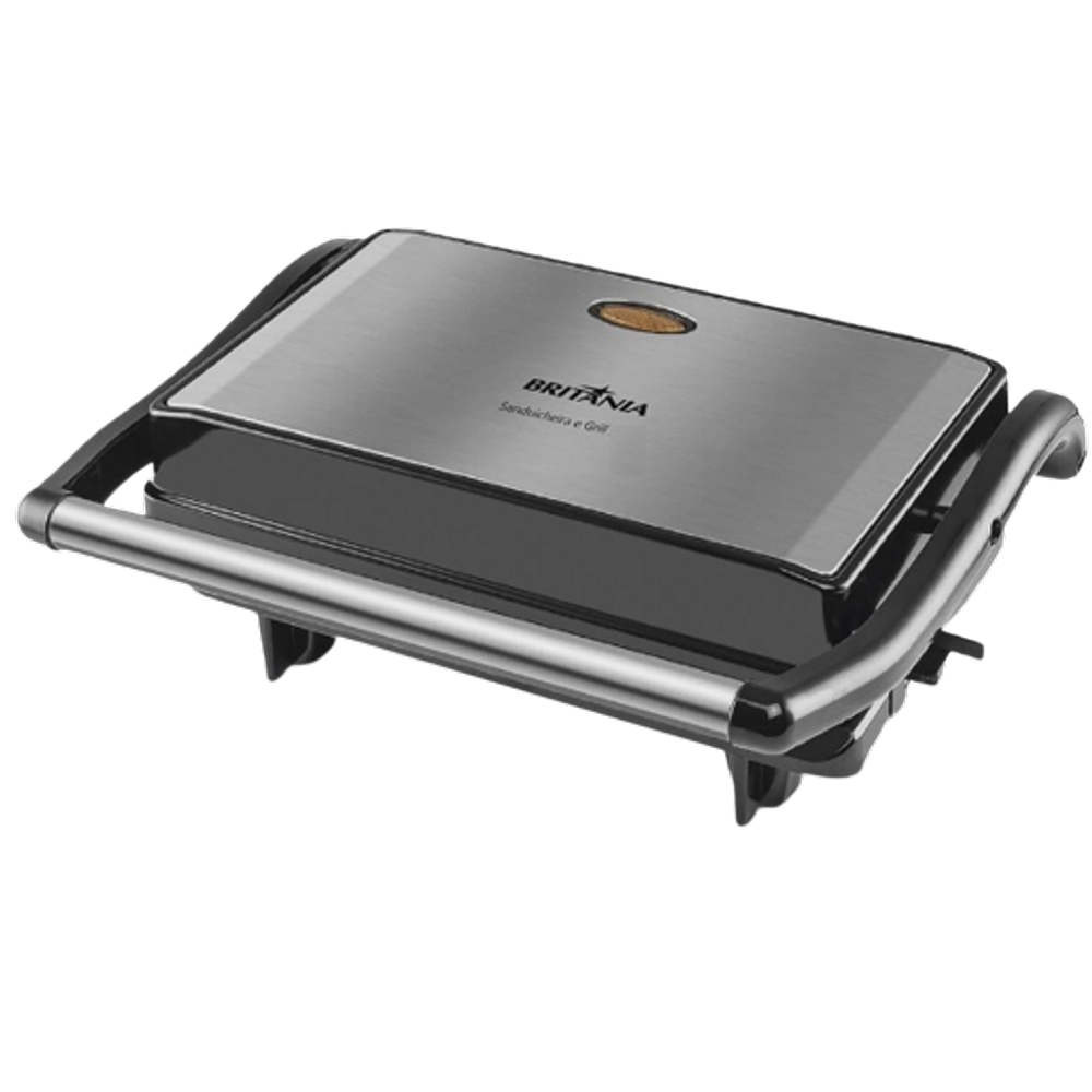 Sanduicheira Grill Britania Platinum 127V Antiaderente