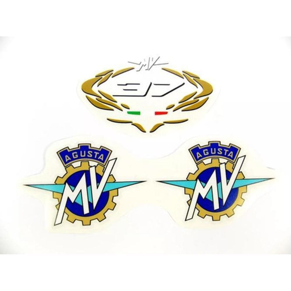 Kit Adesivos Compatível Tanque Mv Agusta F4 Vermelha Ag020