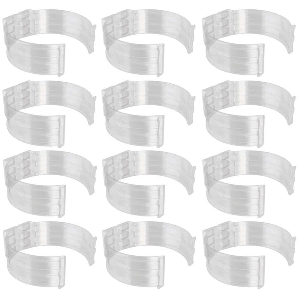 Kit 12 Abraçadeira Impacto Para Cano Tubo 100Mm 4`` Incolor