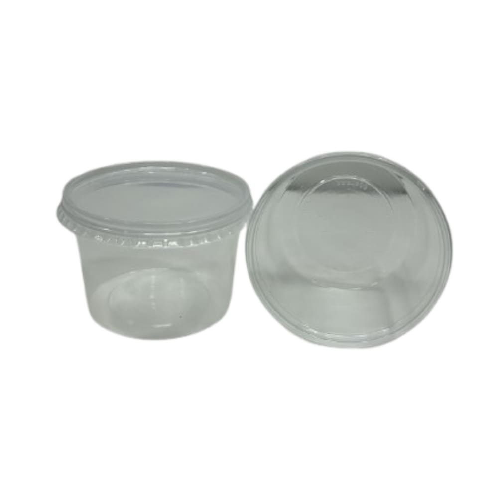Kit potes e tampas com 25 unidades 250ml Copozan
