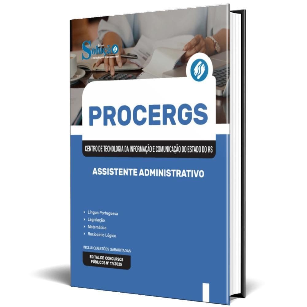 Apostila Concurso Procergs Rs 2025 Assistente Administrativo