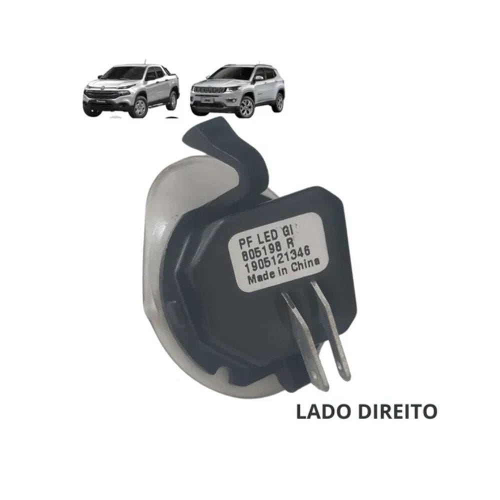 Luz Cortesia Retrovisor L.d Fiat Toro Diesel Compass 805198r