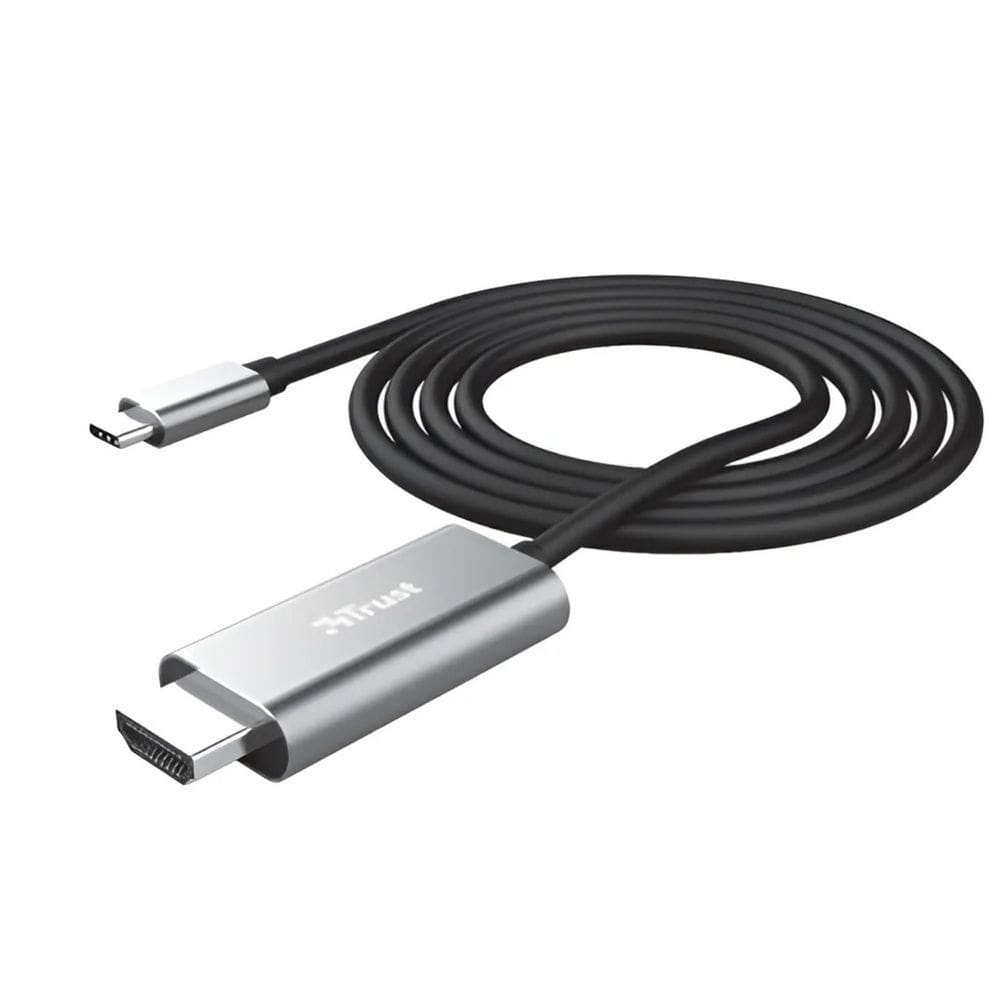 Cabo Adaptador USB-C Para HDMI 2 Metros Conversor USB Tipo C para HDMI